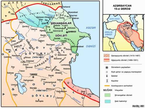 Карта азербайджана подробная